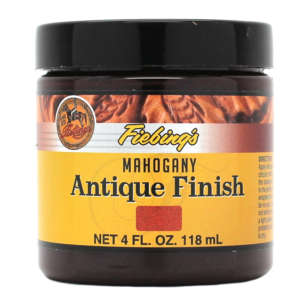 Fiebing's Mahogany Antique Finish Paste 4 oz 21980-05 Leather Dye -  Stecksstore