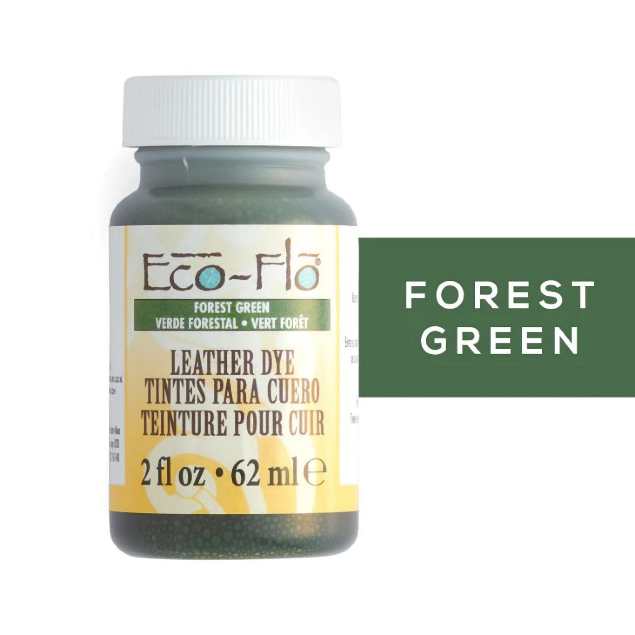 Eco Flo group 2 oz. bottle forest green.