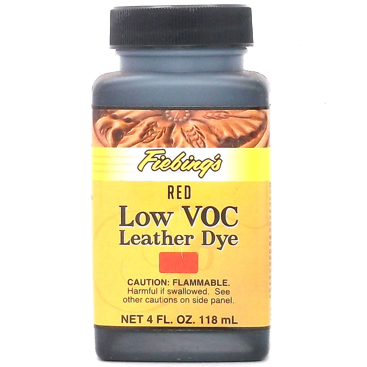 Fiebing's Low VOC Leather Dye - 4 oz, Red