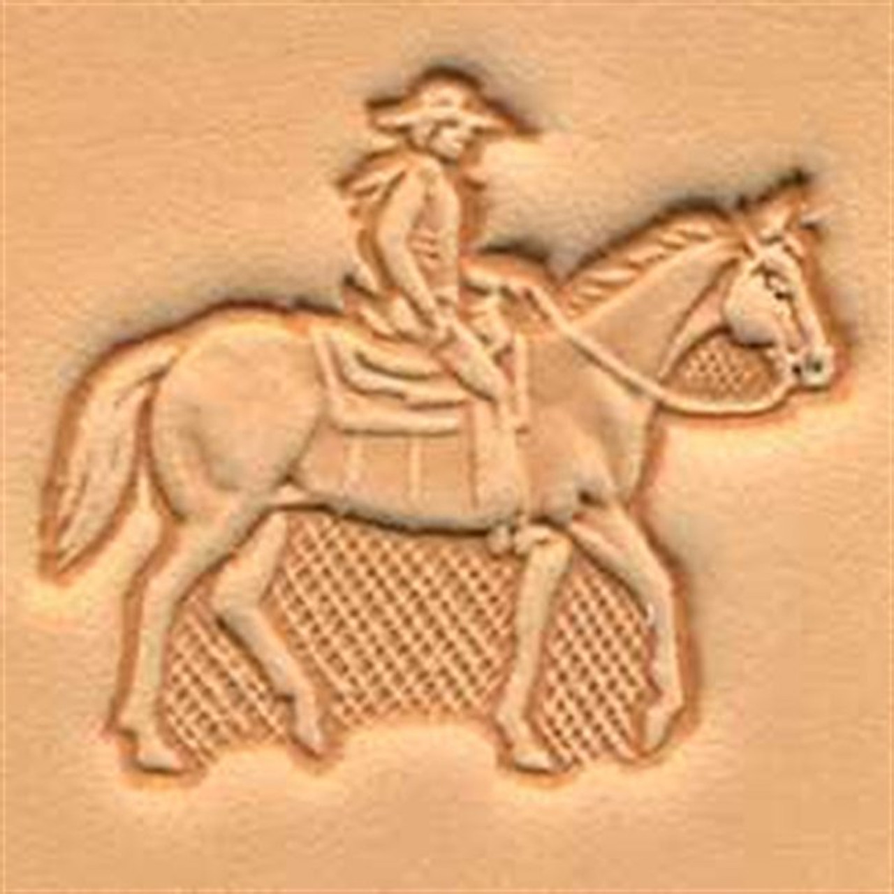 Horse and Rider Stamp 