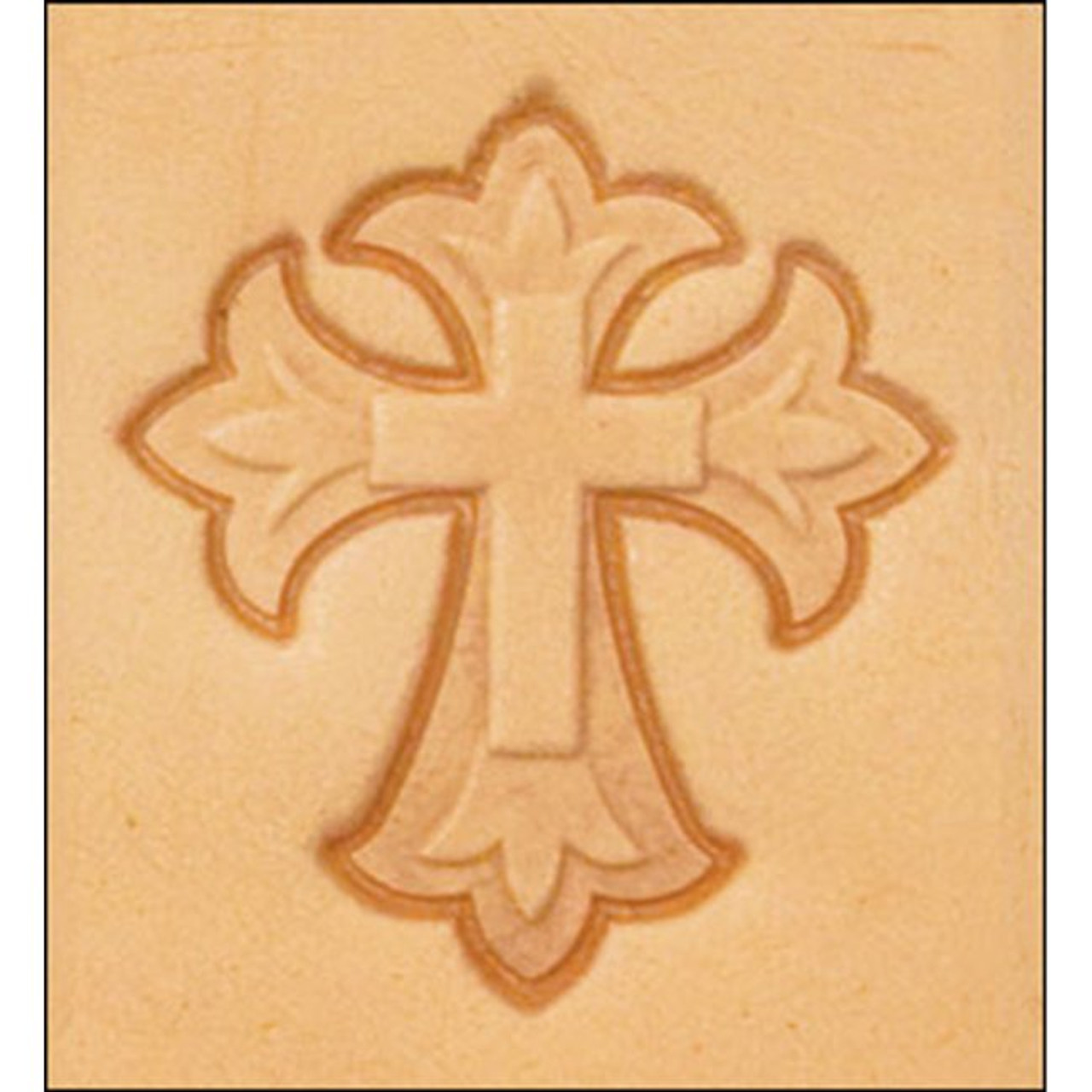 Cross Leather Stamp 8614-00