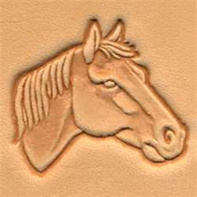 Craftool 3d Horse Head Right Stamp 8834200 by Tandy Leather Stecksstore