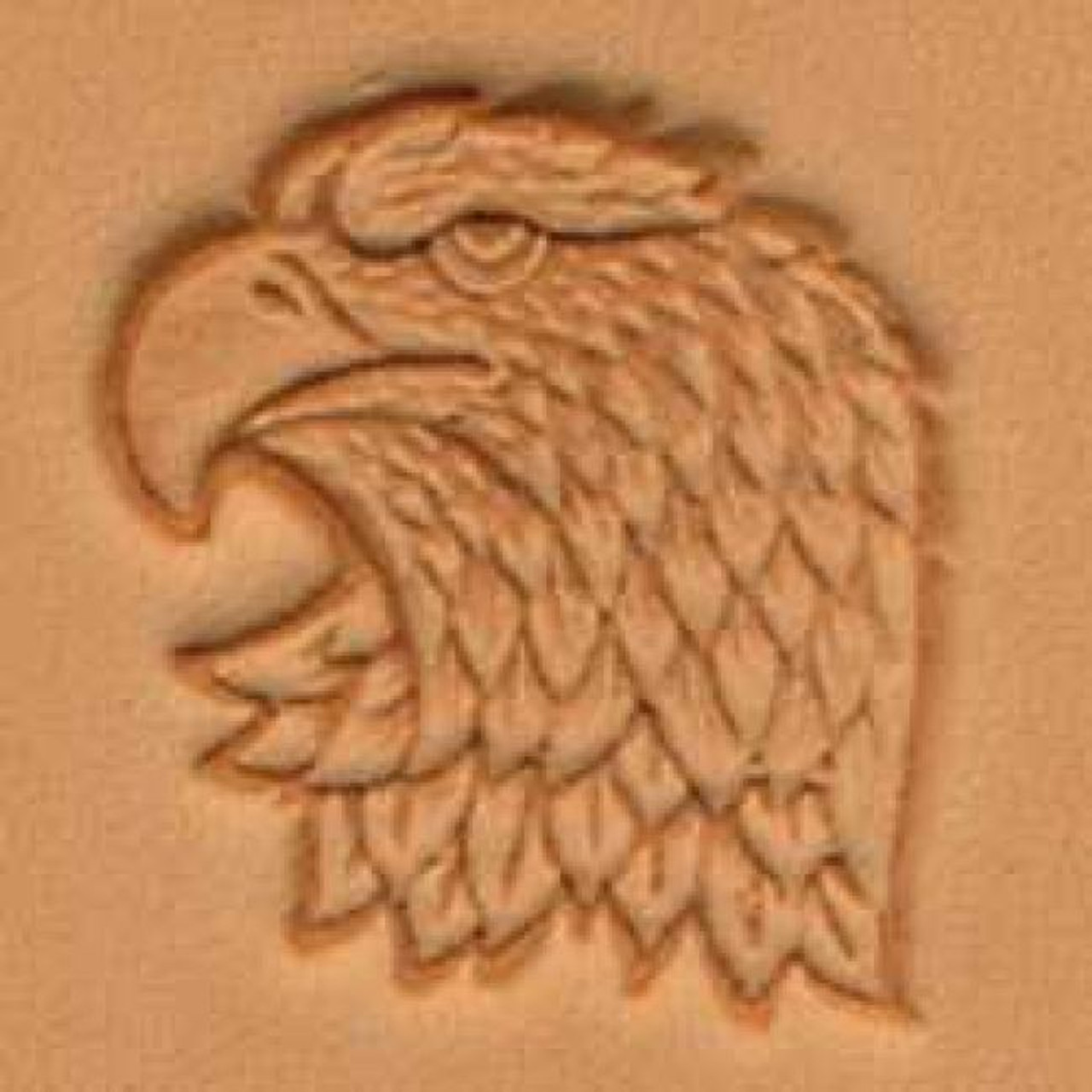 Craftool Left Face Eagle Head 3d Stamp 88361-00