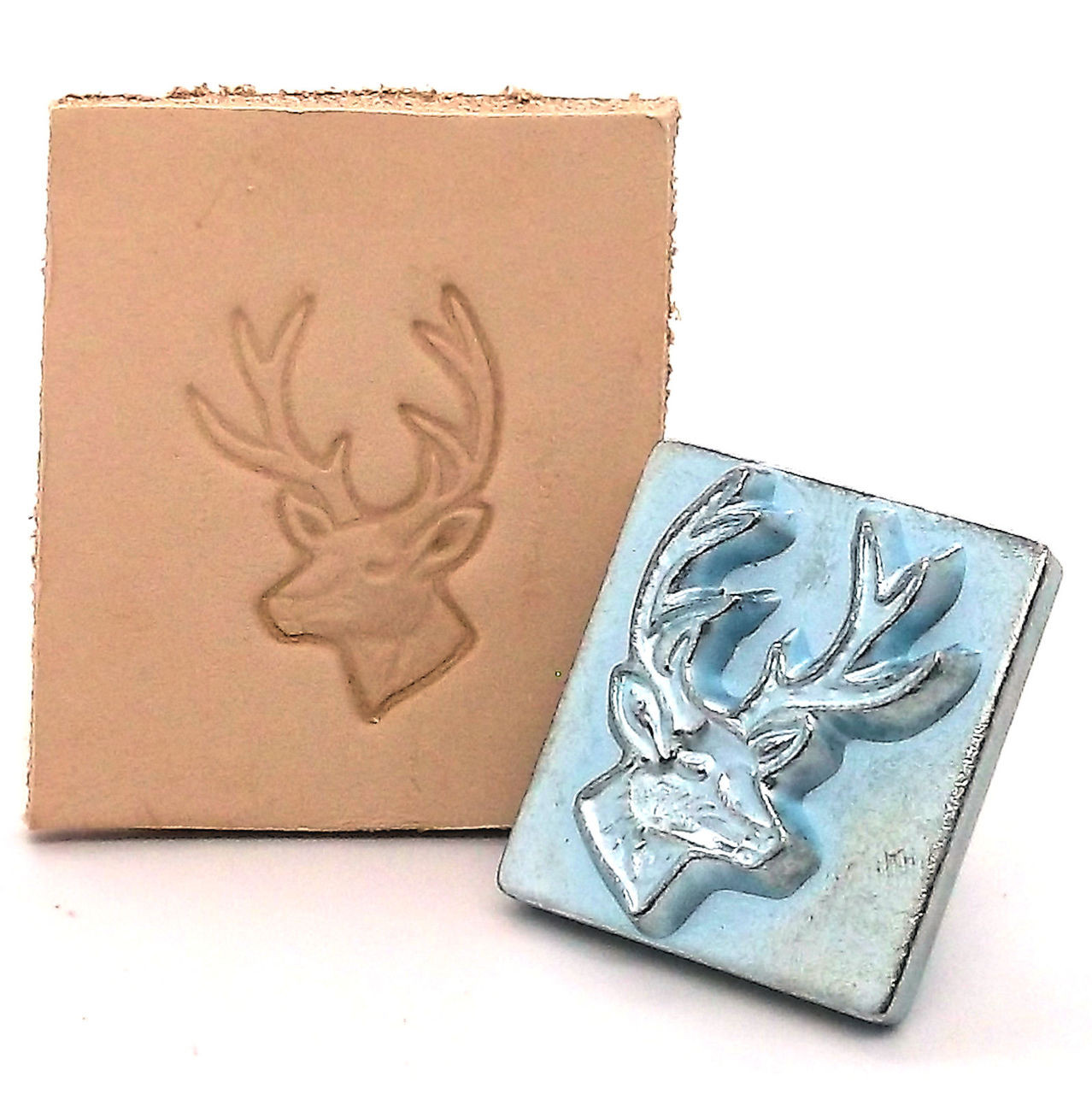 White Tail Deer 3-D Leather Stamping Tool with Stamp