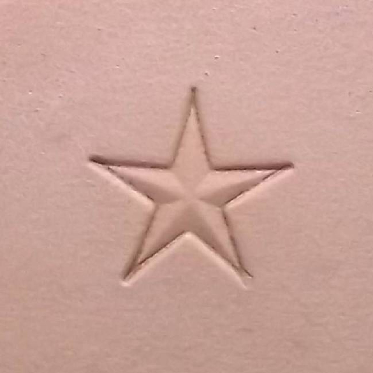 Large Star Leather Stamp 3/4 inch (19 mm) Z785 US Stamps