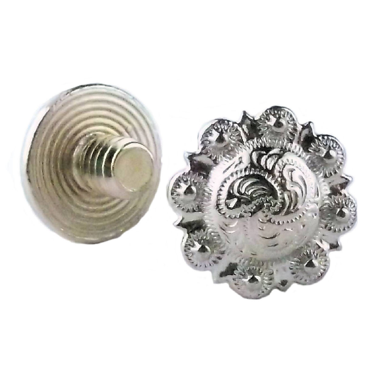 1/4" Chicago Screw Post Nickel 100 Pack