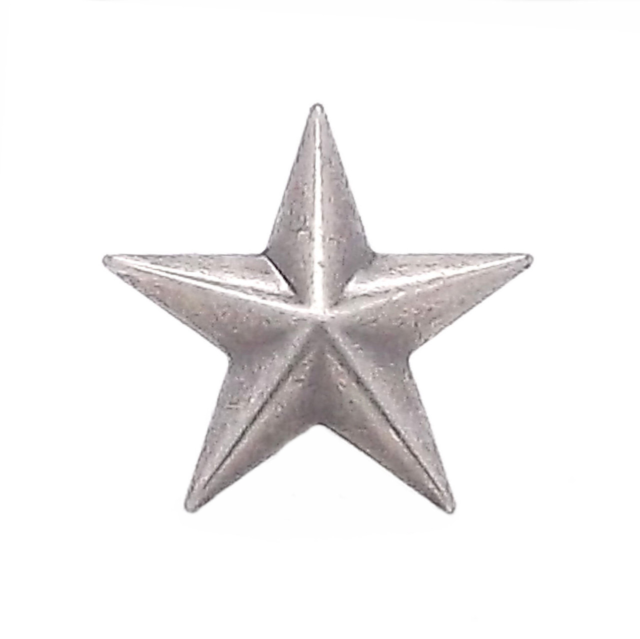Star 3D Decorative Snap Set Concho Antique Nickel 3/4