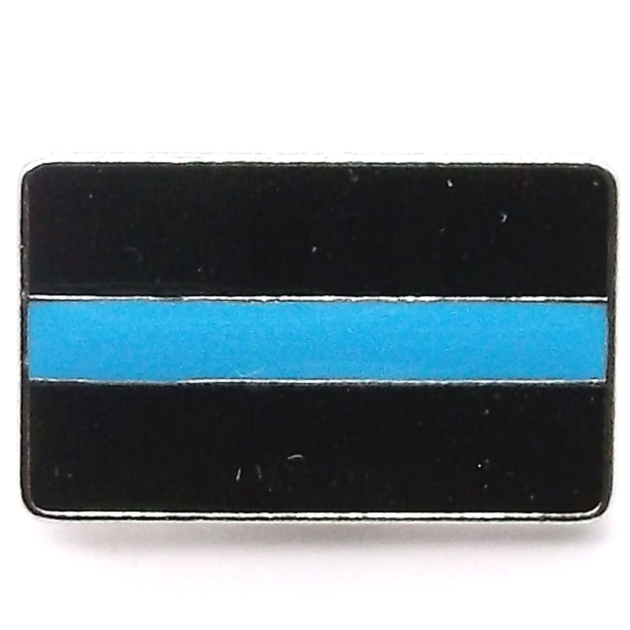 Police Support Pin Line 24 Snap Cap Nickel 