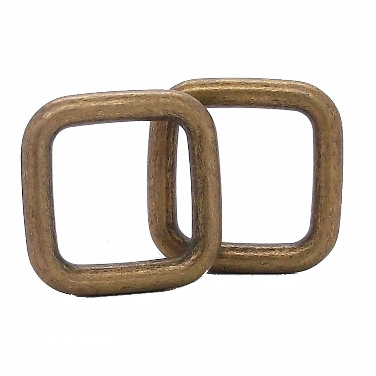 Square Ring Antique Brass 1" 