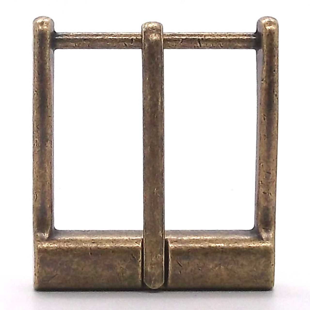 Heel Bar Buckle Antique Brass