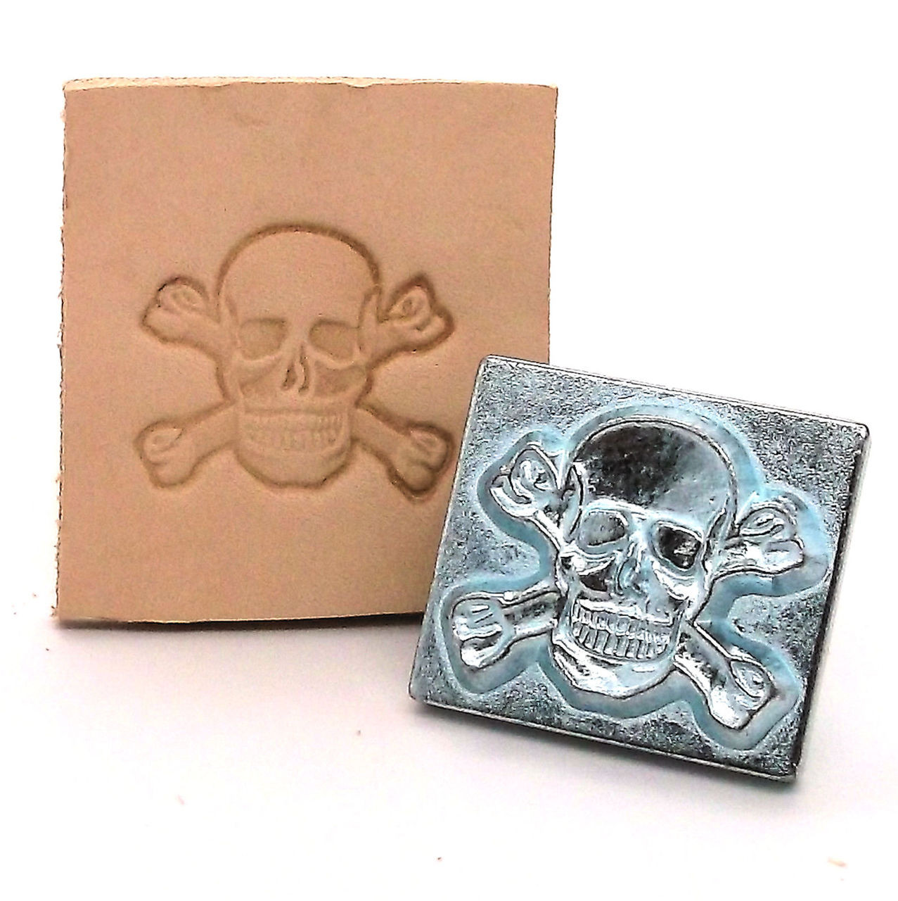 Skull and Crossbones 3-D Metal Leather Stamp Tool 8547-00