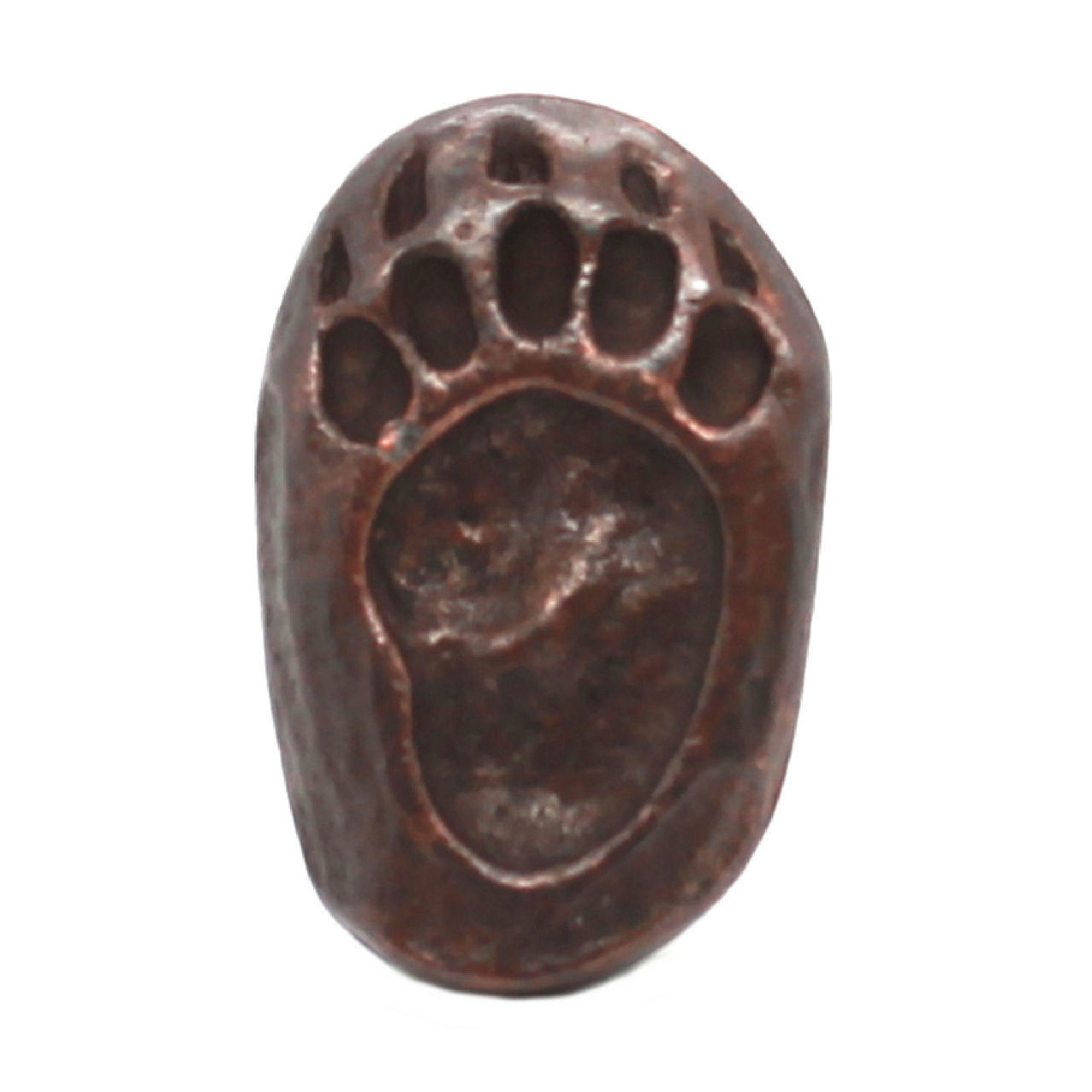 Bear Track Right Foot Rubbed Bronze