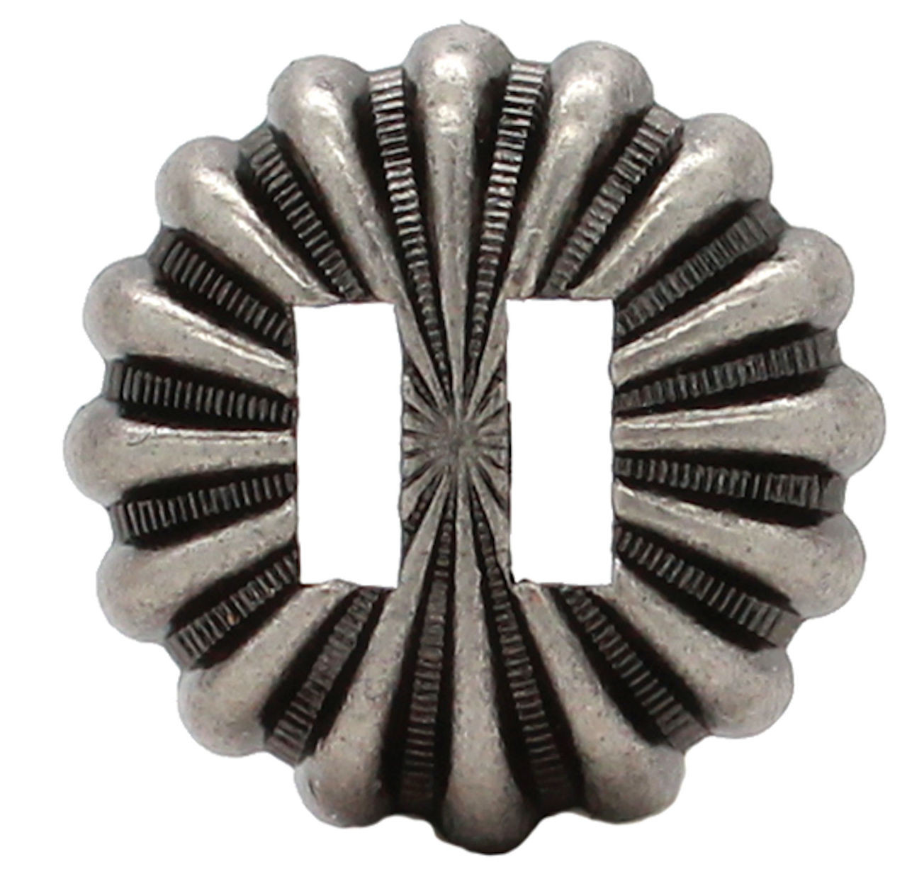 Parachute Slotted Concho Antique Nickel 1-1/2" 7657-21S