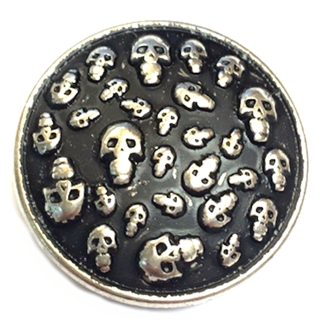 Multi Skull Concho Screw Back 1-1/4