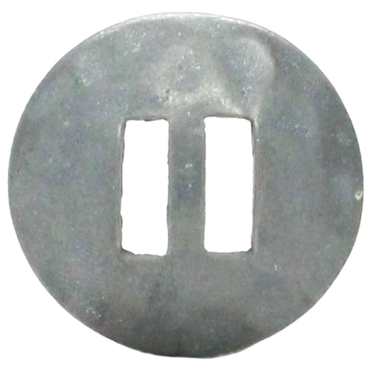 Hammered Slotted Concho Pewter Oxide 1-1/2"