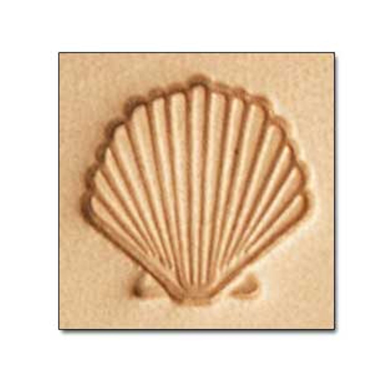 E587 Scallop Craftool Leather Stamp