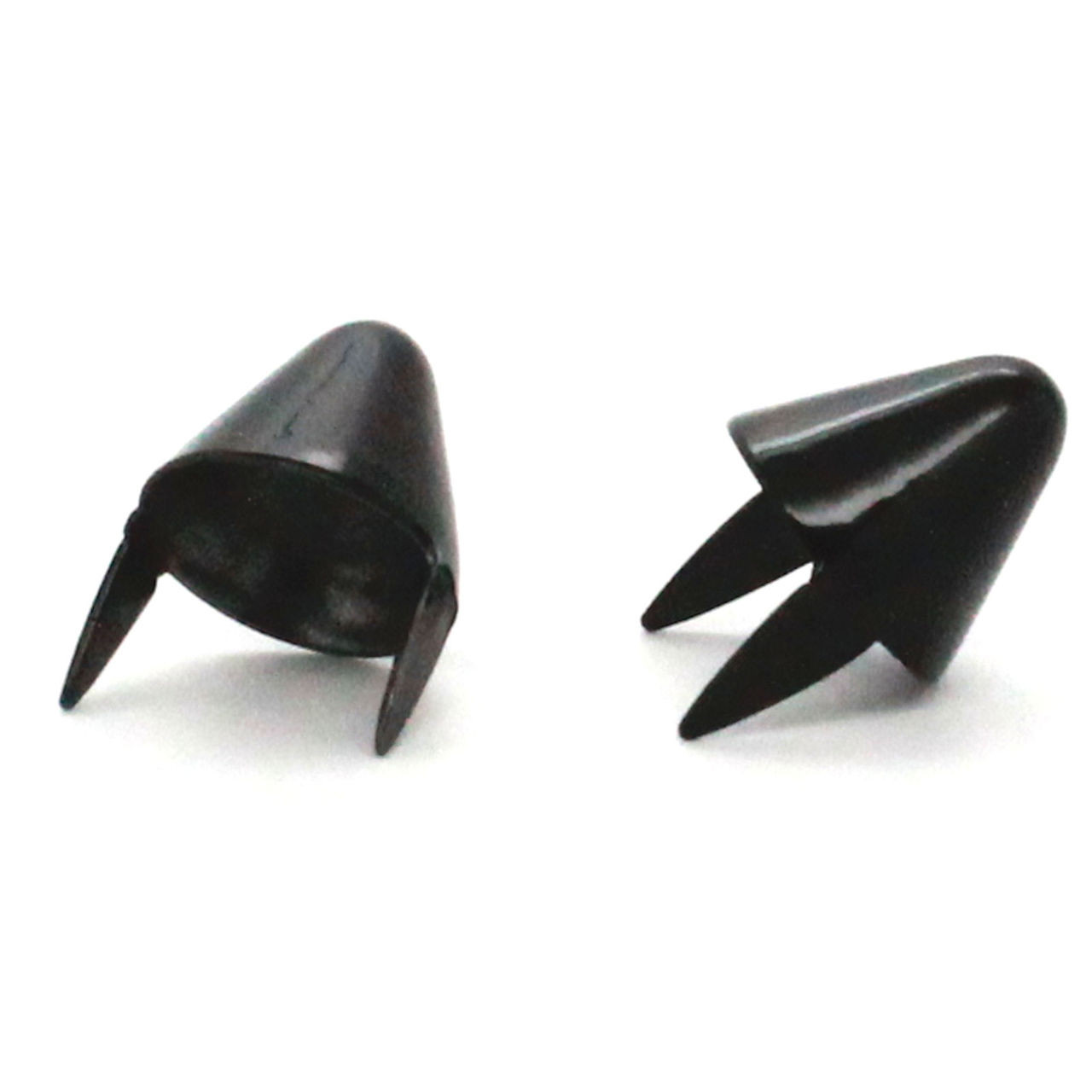 Cone spot nail head black back