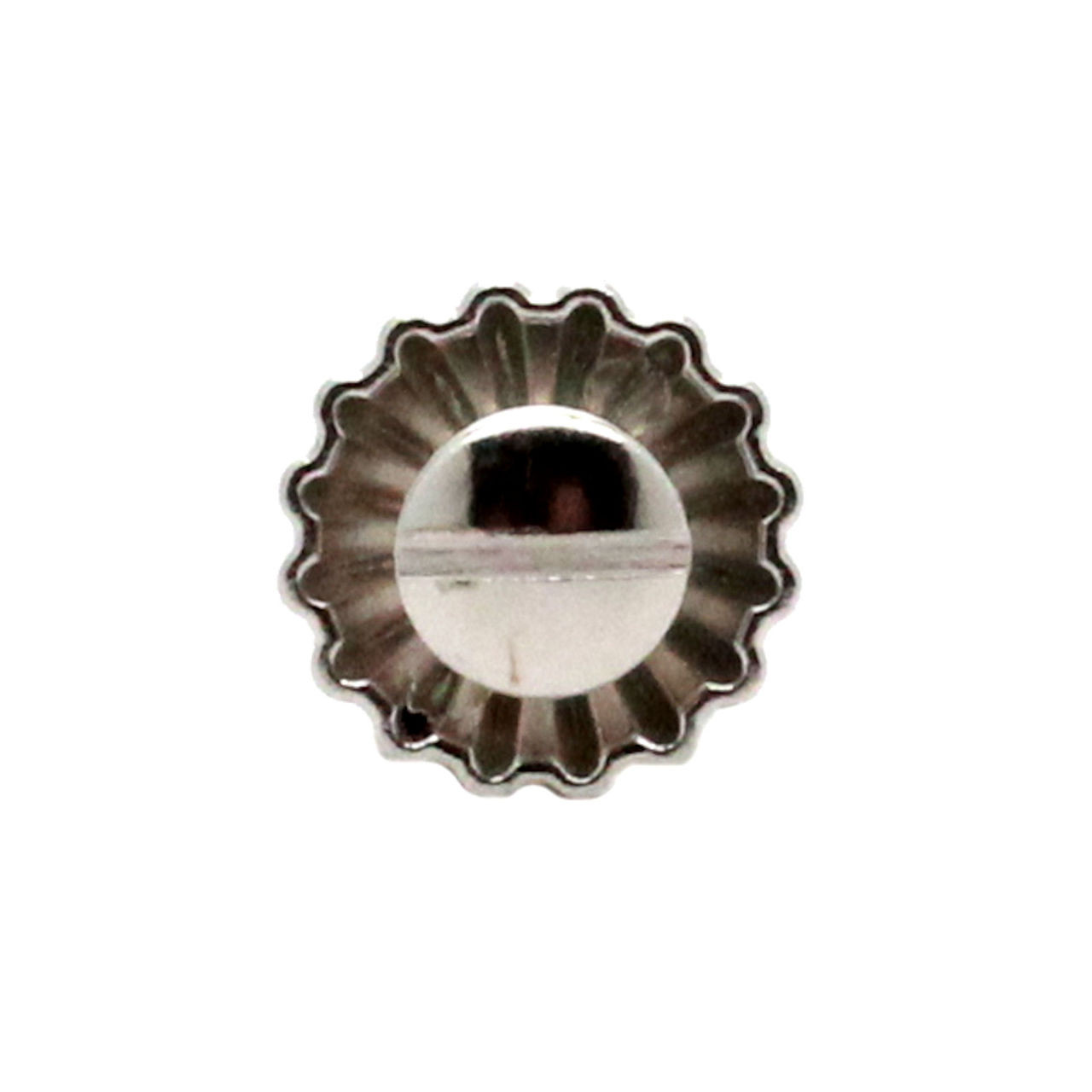 Pinwheel Concho Silver 3/4" Back