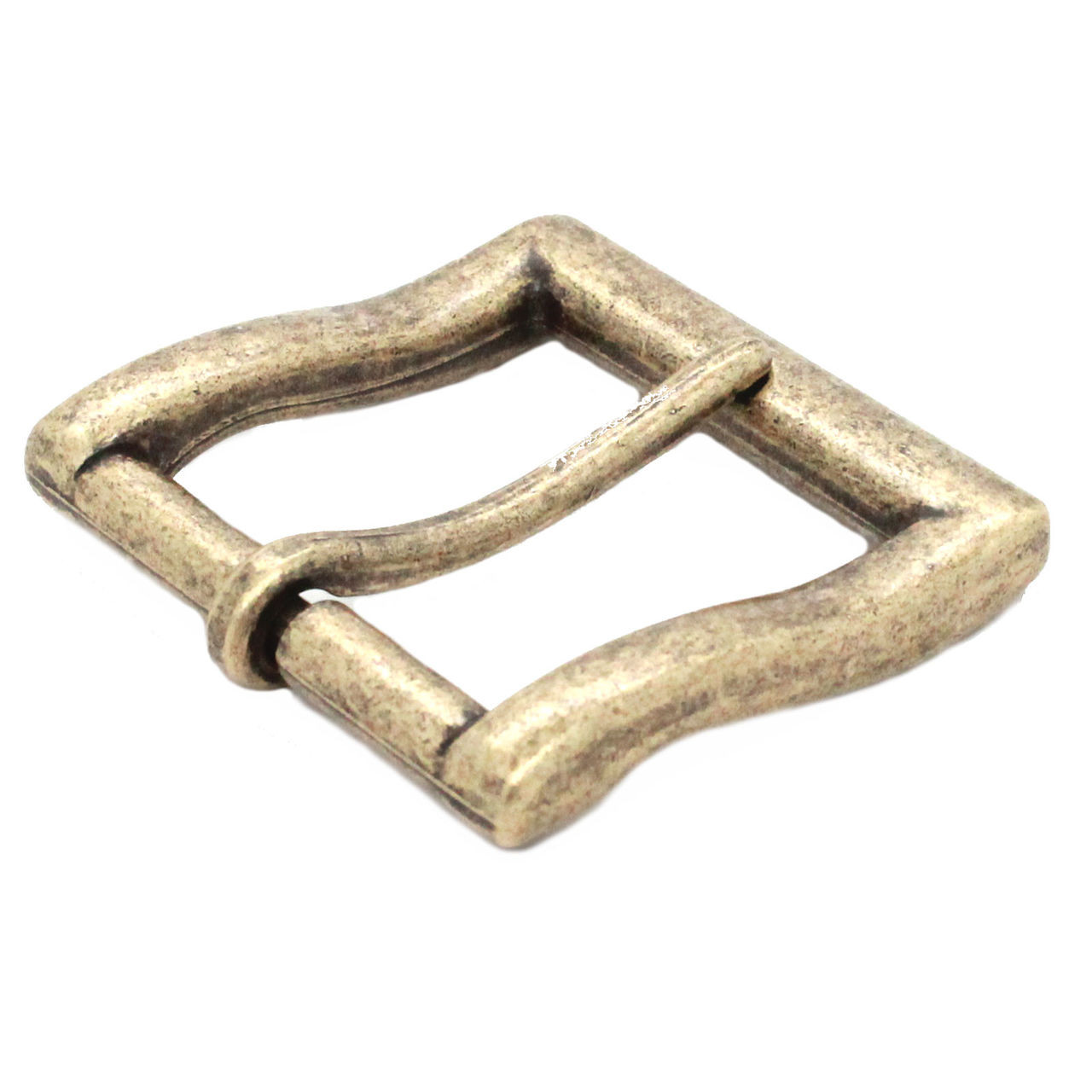 Square Heel Bar Buckle 1.5 Inch Antique Brass Plate 6510209 Stecksstore