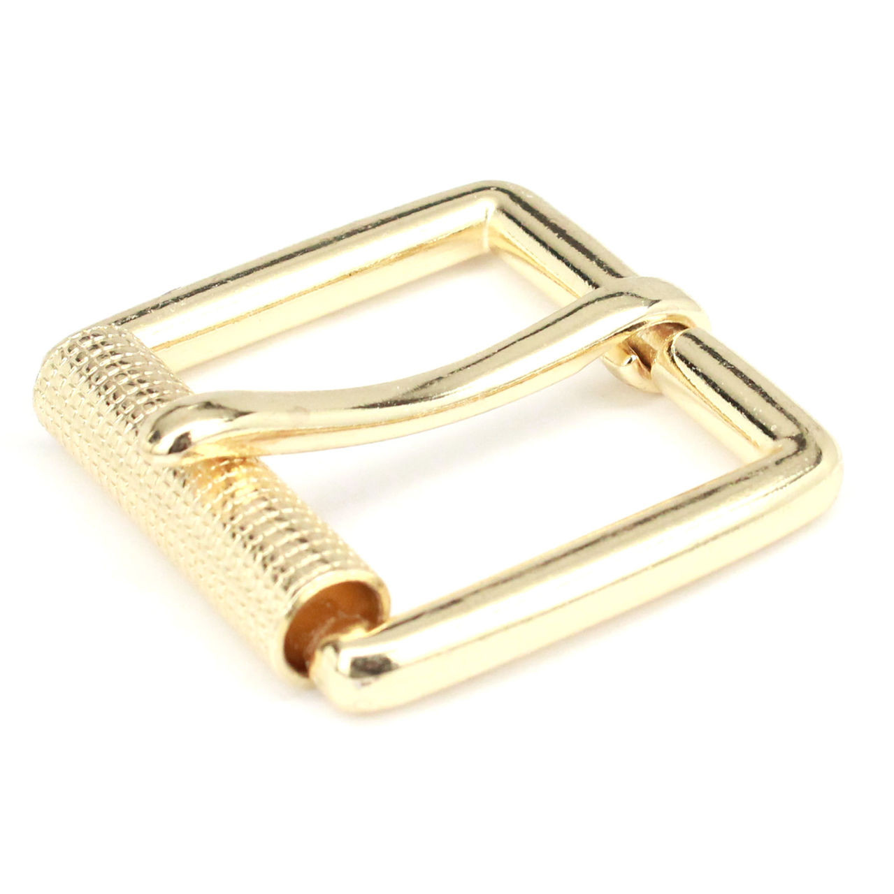 Square heel bar with embossed roller 1.5 inch brass front