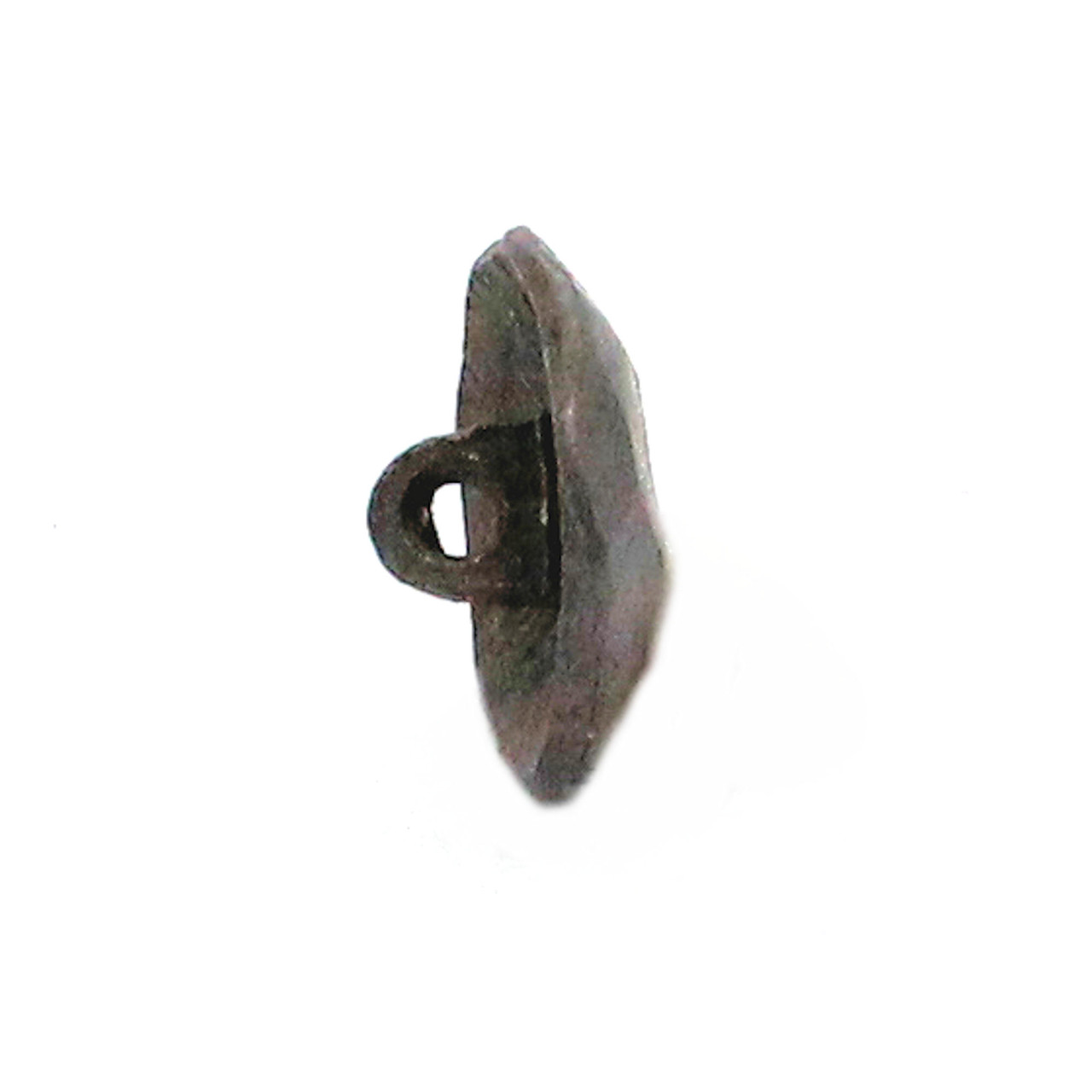 Button Hammered Pewter 7/8" Side