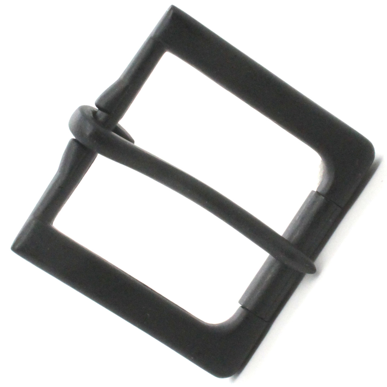 Rugged Roller Belt Buckle Matte Black 1-1/2" Top