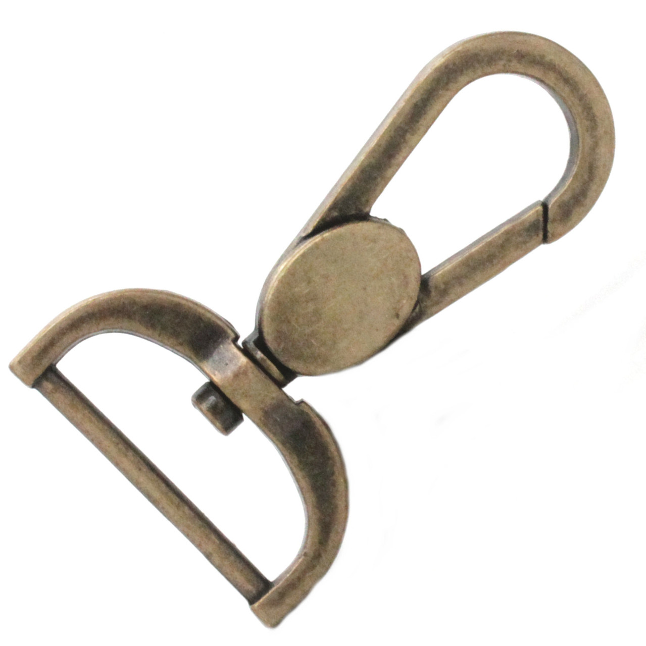 Swivel Hooks and D-rings. 1/2 Brushed Antique Brass