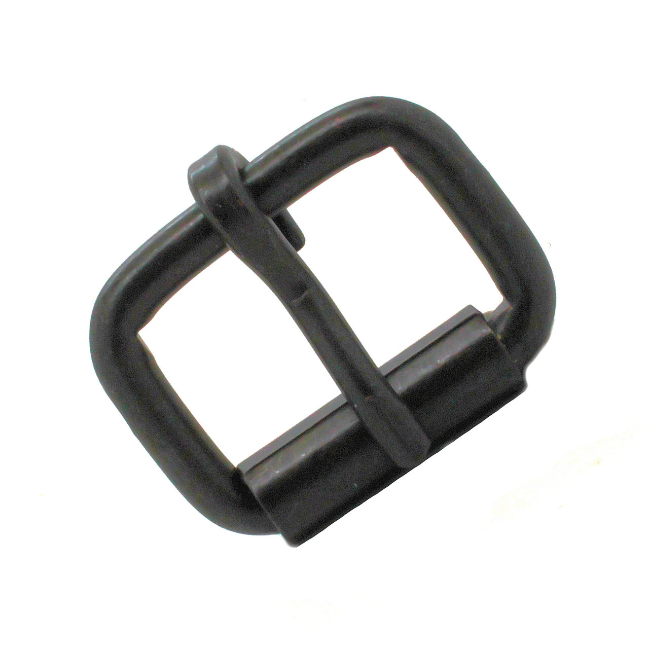 Single prong black roller buckle 1" front