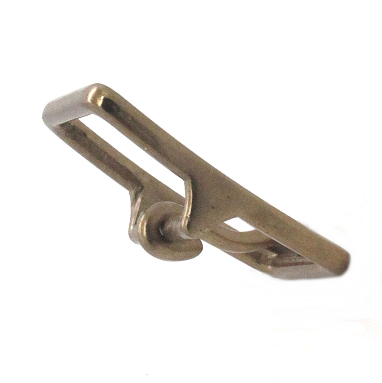 Side buckle in 1" finished in matte antique brass