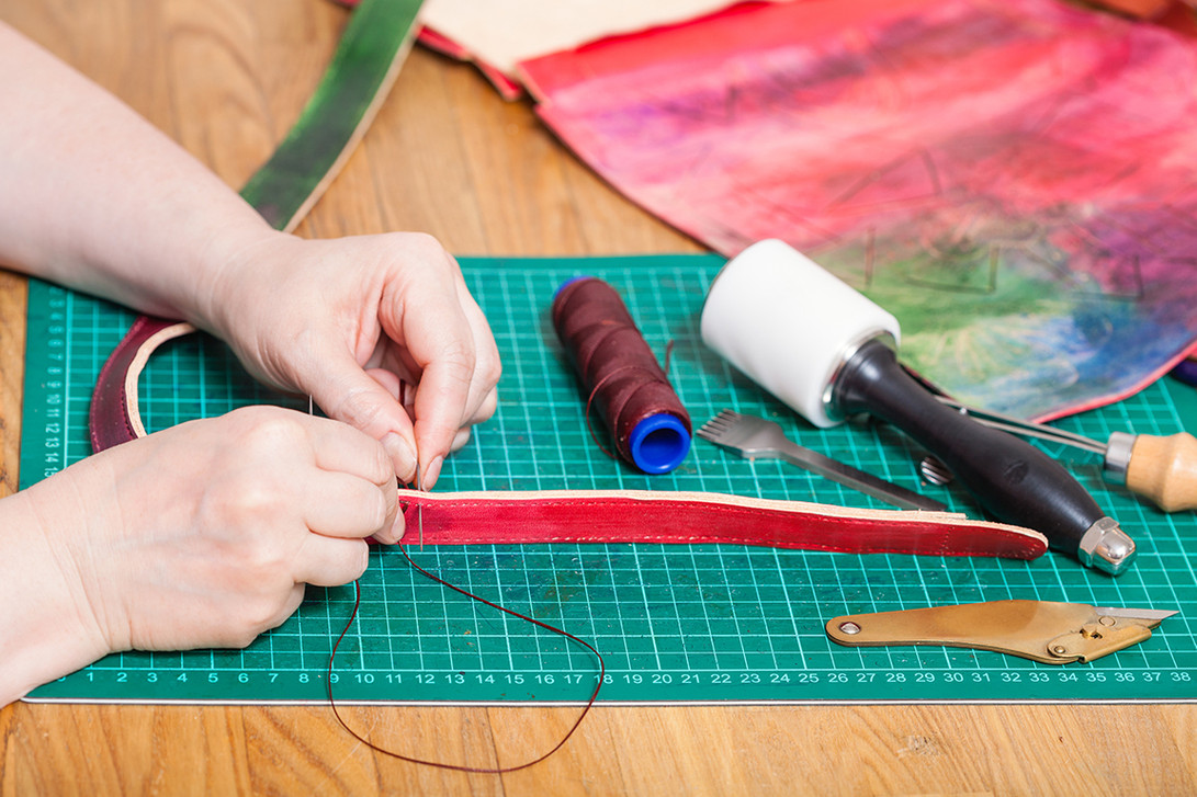 Tips for Stitching on Leather