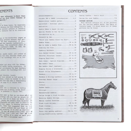 Stohlman Encyclopedia of Saddle making inside cover