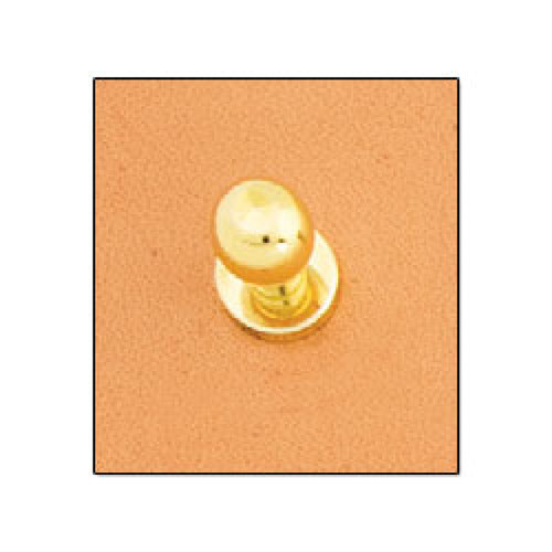 Button Stud 5/16" (8 mm) Screwback Nickel Free Brass Plate