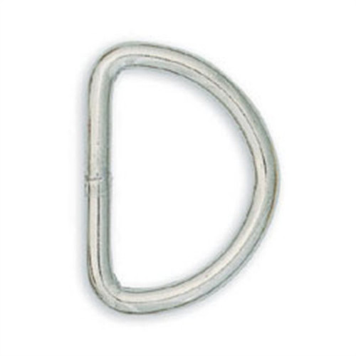 Solid Dee Nickel Plated 1-1/2" 10 Pack 