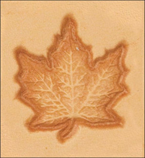 3D Maple Leaf Stamp