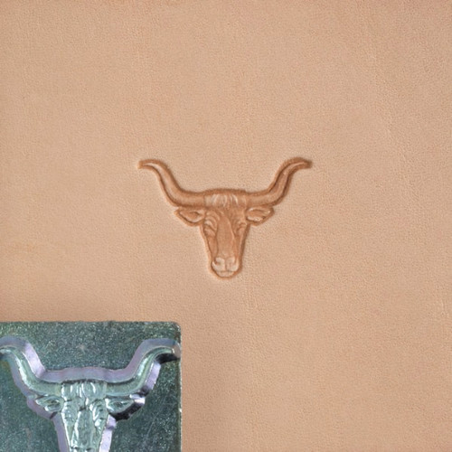 Longhorn Metal 3D Leather Craft Stamp 88438-00 - Stecksstore