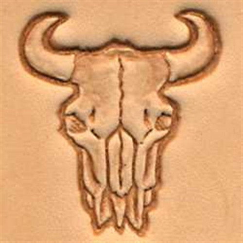 Craftool 3D Buffalo Skull Stamp 88312-00 by Tandy Leather