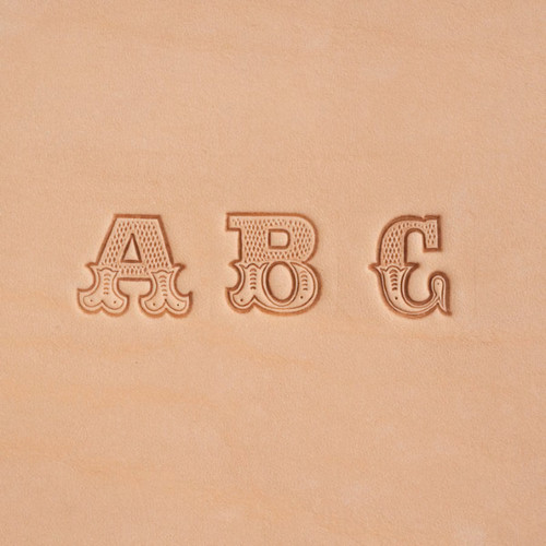 Leather Stamp Letter Set 1 Letters and Numbers, Delrin Stamps for Arbor or  Clicker Press 