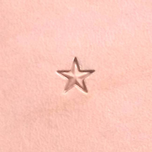 Small Star Leather Stamp 
