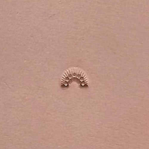 Feathered Border Leather Stamp 1/4" (6.4 mm) Hide Crafter PD011 Feathered Border Leather Stamp 1/4" (6.4 mm) Hide Crafter PD011