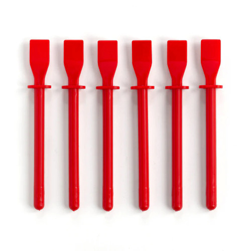 Disposable Aluminium Glue Brushes, 6/PK