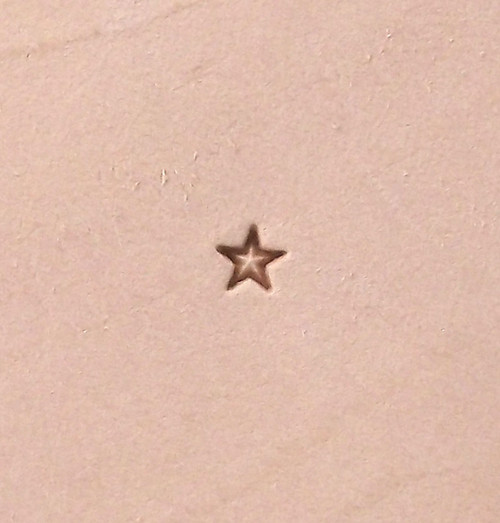 Super Small Star Leather Stamp 5/32" (4.5 mm) Z610 by Stecksstore