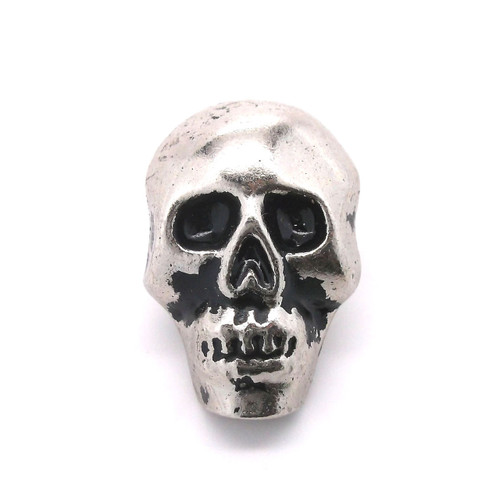 Skull Concho Nickel with Black 1" 440-21 by Stecksstore