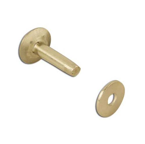 Brass Rivets and Burrs 3/4" #12 75 Per Pack