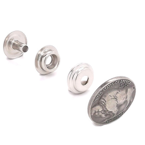 Buffalo Head Nickel Line 24 Snap Cap Set