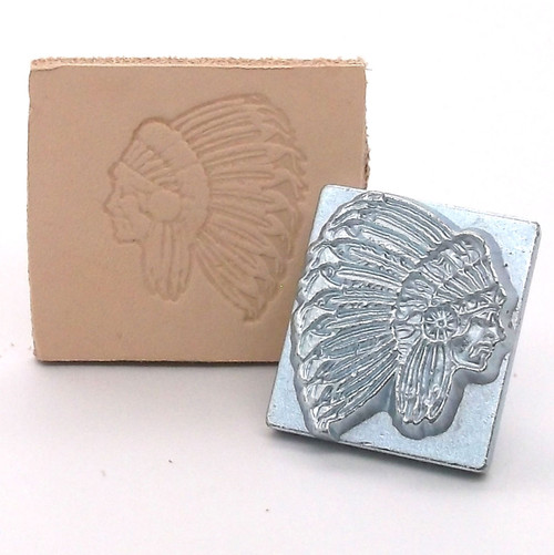 Indian Chief 3-D Stamp Tool with Stamp