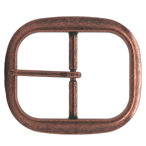 Copper Plated Center Bar Belt Buckle