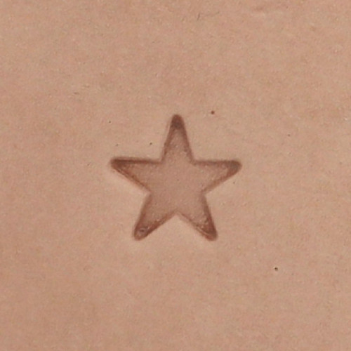 Solid Star Leather Stamp O53