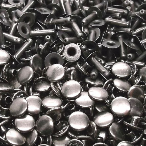 Crystal Rivets for Garments Leather Rapid Rivets,fabric Silver Speedy  Rivet,rhinestone Snap Rivets Fasteners for Clothing Double Cap Rivets 