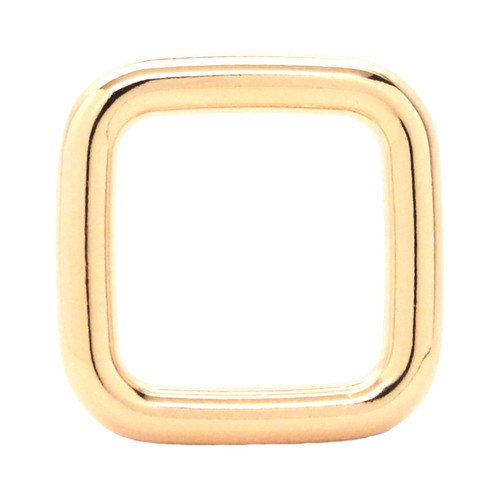 Square Ring Brass Plate 1"