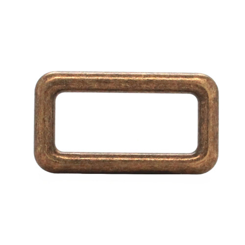 Die Cast Rectangular Ring Antique Brass